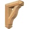 Ekena Millwork Funston Arts and Crafts Rough Sawn Bracket w/ Offset Brace, Western Red Cedar, 6"W x 20"D x 24"H BKT0604X20X24FST03RWR - alternate 1